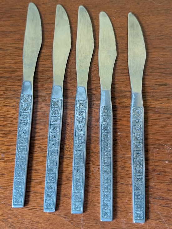 Riviera Other - MCM Riviera Stainless Flatware Japan TORINO 5 Knife Set See Description